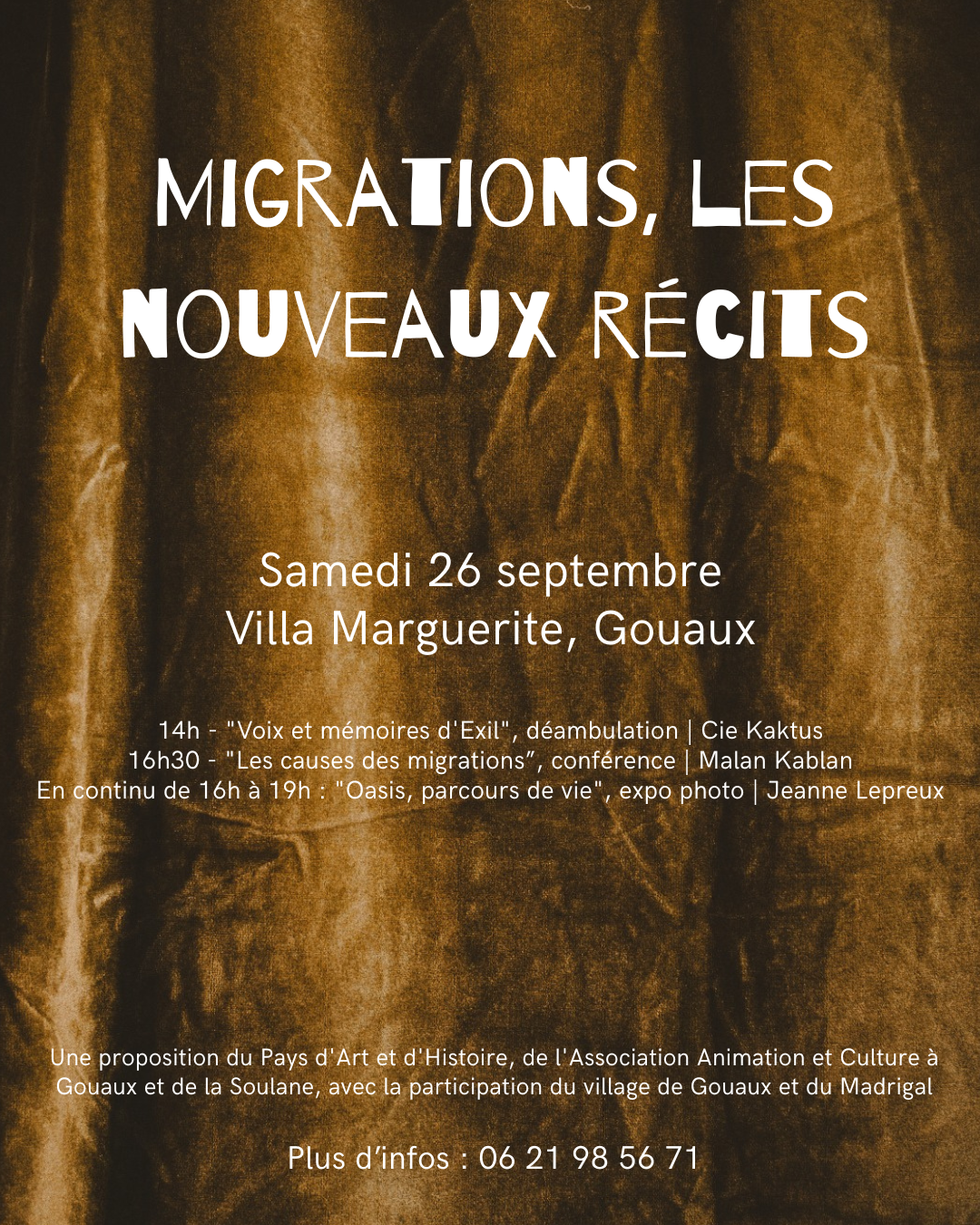 MIGRATIONS, LES NOUVEAUX RÉCITS | 26/09